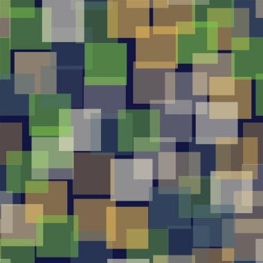 Soyut desen derin mavi geometrik arka plan düzgün rasgele kareler geometrik kaotik kareler