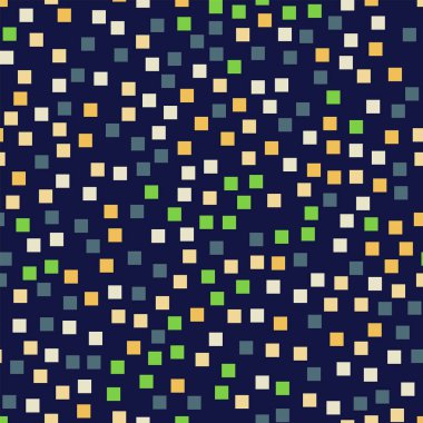 Soyut desen derin mavi geometrik arka plan güzel rasgele kareler geometrik kaotik kareler