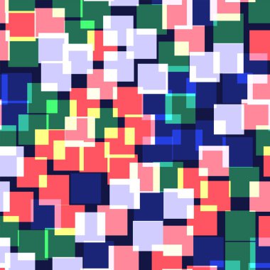 Desen derin mavi geometrik arka plan Ravishing rasgele kareler geometrik soyut kareler