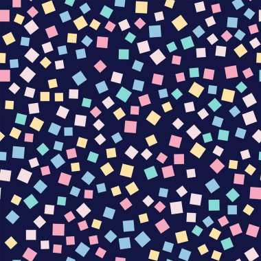 Desen derin mavi geometrik arka plan Overwhelming rasgele kareler geometrik soyut kareler