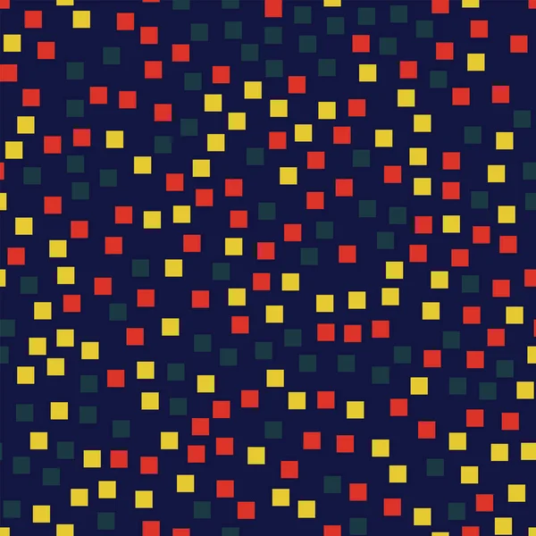 Soyut desen derin mavi geometrik arka plan müthiş rasgele kareler geometrik kaotik kareler