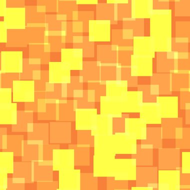 Soyut desen turuncu geometrik arka plana zarif rasgele kareler geometrik kaotik kareler