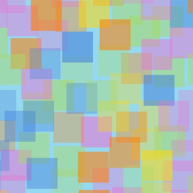 Kareler desen açık mavi geometrik renkli Sightly rasgele kareler kaotik geometrik soyut