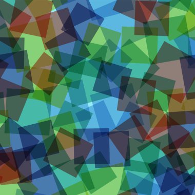 Soyut desen mavi geometrik arka plan mükemmel rasgele kareler geometrik kaotik kareler