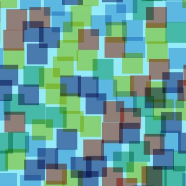 Soyut desen mavi geometrik arka plan harika rasgele kareler geometrik kaotik kareler