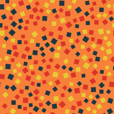 Desen turuncu geometrik arka plan güzel rasgele kareler geometrik soyut kareler