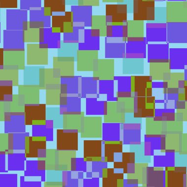 Kareler desen açık mavi geometrik renkli cazip rasgele kareler geometrik soyut