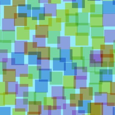 Soyut desen mavi geometrik arka plan muhteşem rasgele kareler geometrik kaotik kareler