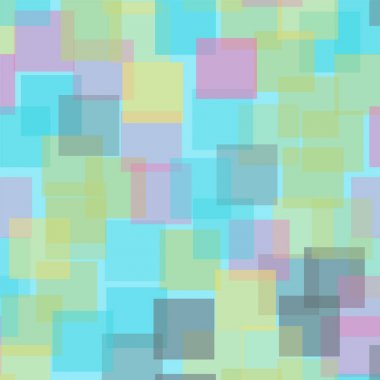 Soyut desen mavi geometrik arka plan etkileyici rasgele kareler geometrik kaotik kareler