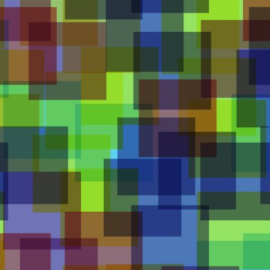 Soyut desen mavi geometrik arka plan Mesmeric rasgele kareler geometrik kaotik kareler