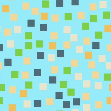 Soyut desen geometrik arka plan mavi narin rasgele kareler geometrik kaotik kareler