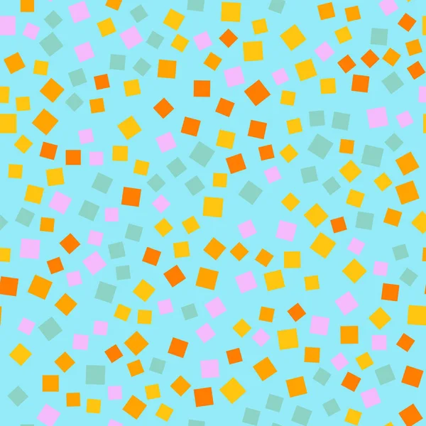 Soyut kareler mavi geometrik arka plan benzersiz rastgele kareler geometrik kaotik dekor desen