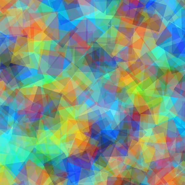Абстрактные квадраты рисунок светло-голубой геометрический фон Привлекательные случайные квадраты Геометрические — стоковый вектор