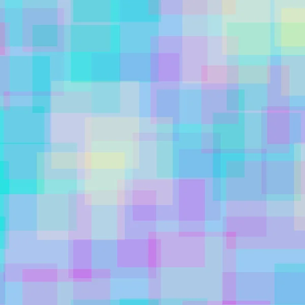 抽象的正方形图案浅蓝色几何背景压倒性的优势随机方格几何 — 图库矢量图片