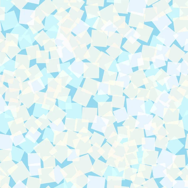 Abstraktní čtverce vzor světle modré geometrické pozadí spravedlivé náhodné čtverce geometrický chaotické — Stockový vektor