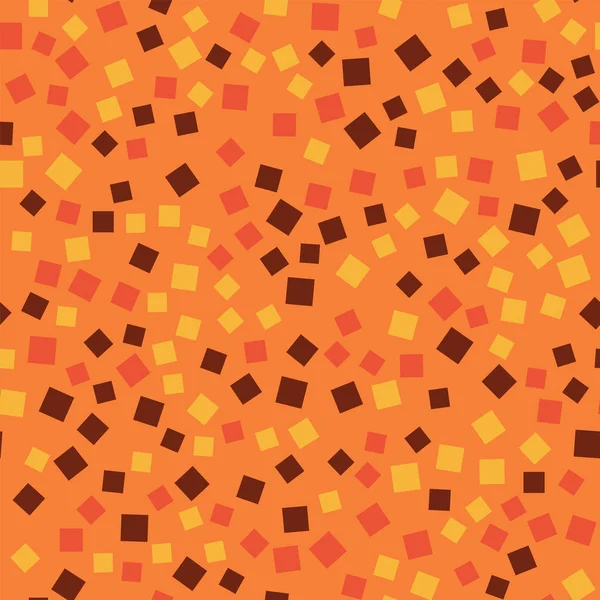 Soyut desen turuncu geometrik arka plan süper rasgele kareler geometrik kaotik kareler