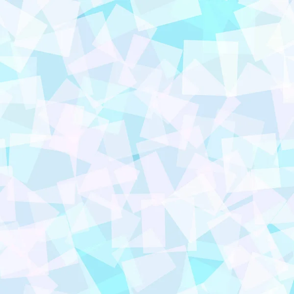 Abstract squares pattern Light blue geometric background Terrific random squares Geometric — Stock Vector