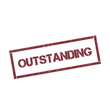 Üstün dikdörtgen damga dokulu kırmızı mühür ile izole beyaz arka plan vektör üzerinde metin