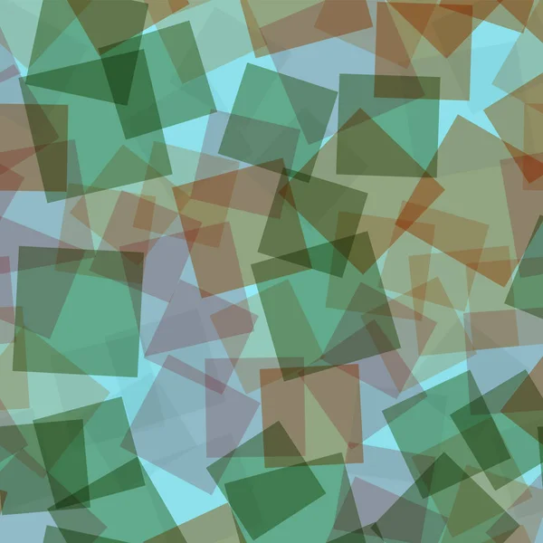 Abstraktní čtverce modré geometrické pozadí krásná náhodný kosočtverce geometrický chaotické — Stockový vektor