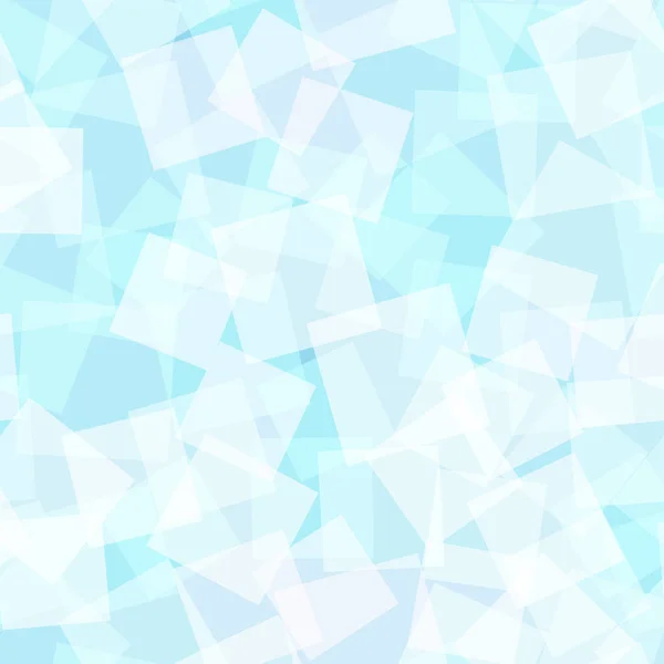 Padrão de quadrados abstratos Fundo geométrico azul claro Quadrados aleatórios encantadores Geométricos — Vetor de Stock