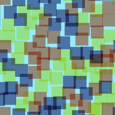 Soyut kareler mavi geometrik arka plan Ravishing rasgele kareler kaotik geometrik desen