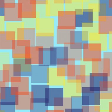 Soyut desen mavi geometrik arka plan şaşaalı rasgele kareler geometrik kaotik kareler