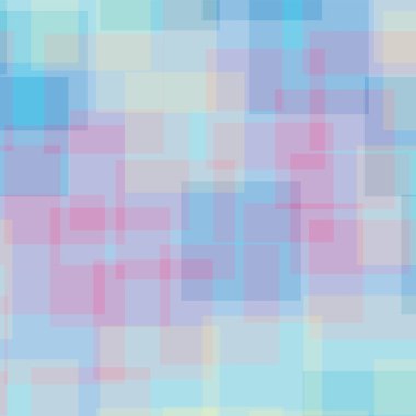 Kareler desen açık mavi geometrik renkli simetrik rasgele kareler geometrik soyut