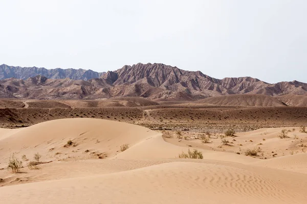 Wydmy w irański pustynia Dashte Kavir Isfahan Iran prowincji — Zdjęcie stockowe