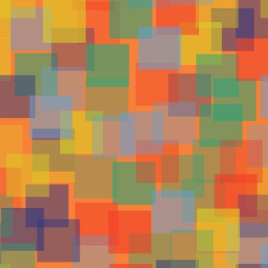 Soyut desen turuncu kareler geometrik arka plan oldukça rasgele kareler geometrik kaotik