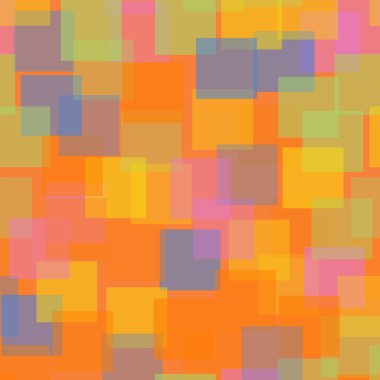 Kareler desen turuncu geometrik arka plan serin rasgele kareler geometrik kaotik dekor soyut