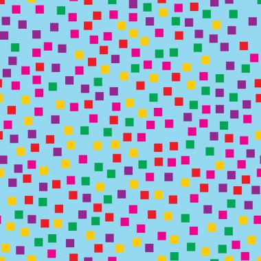 Kareler desen açık mavi geometrik renkli şaşırtıcı rasgele kareler geometrik soyut