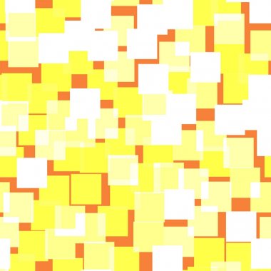 Soyut desen turuncu geometrik arka plana nadir rasgele kareler geometrik kaotik kareler