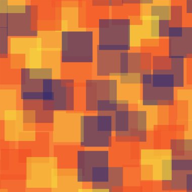 Soyut desen turuncu geometrik arka plan adil rasgele kareler geometrik kaotik dekor kareler