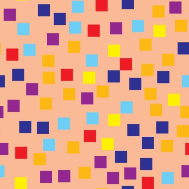 Kareler desen geometrik pembe zarif rasgele kareler kaotik geometrik soyut