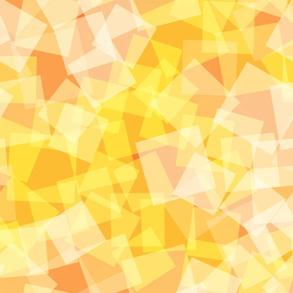 Patrón de cuadrados abstractos Fondo geométrico naranja Cuadrados aleatorios divinos Caótico geométrico — Vector de stock