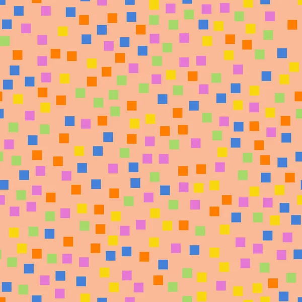 Αφηρημένη πλατείες μοτίβο ροζ φόντο γεωμετρικά Mindblowing τυχαία πλατείες γεωμετρική χαοτική — Διανυσματικό Αρχείο