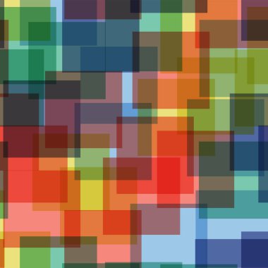 Kareler desen beyaz geometrik arka plan Captivating rasgele kareler kaotik geometrik soyut