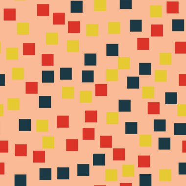 Kareler desen geometrik pembe nefes kesen rastgele kareler kaotik geometrik soyut