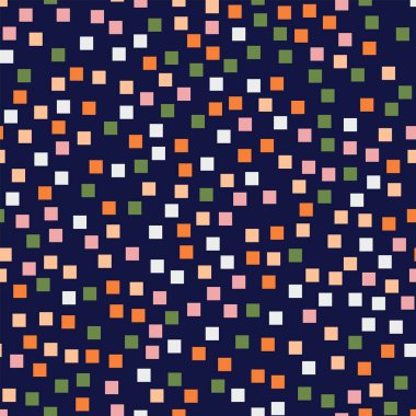 Desen derin mavi geometrik arka plan Captivating rasgele kareler geometrik soyut kareler