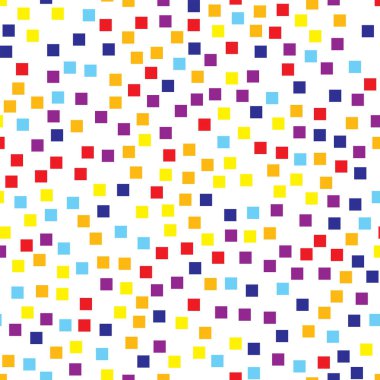 Kareler desen beyaz geometrik arka plan nefes kesen rastgele kareler kaotik geometrik soyut