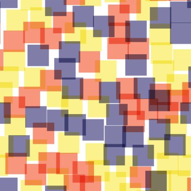 Kareler desen beyaz geometrik arka plan çekici rasgele kareler kaotik geometrik soyut