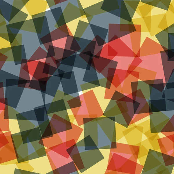 Abstraktní čtverce bílé geometrické pozadí vzhledná náhodné kosočtverce geometrický chaotické — Stockový vektor