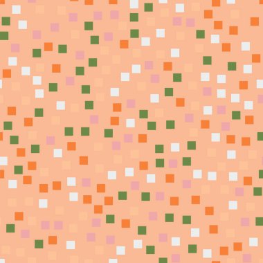 Kareler desen geometrik pembe düzgün rasgele kareler kaotik geometrik soyut