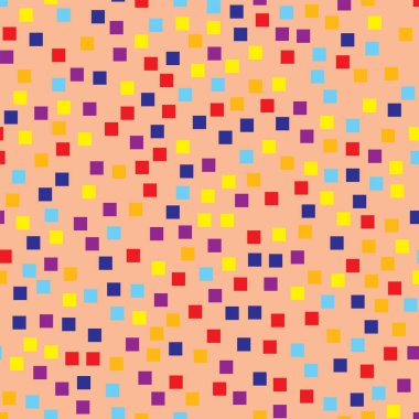 Kareler desen geometrik pembe keyifli rasgele kareler kaotik geometrik soyut