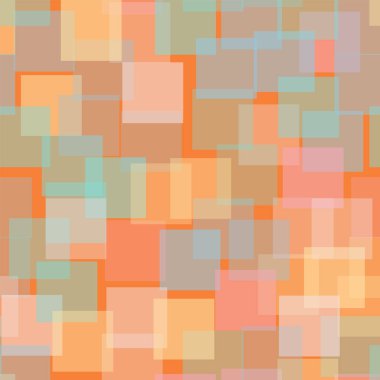 Soyut desen turuncu geometrik arka plan güzel rasgele kareler geometrik kaotik kareler