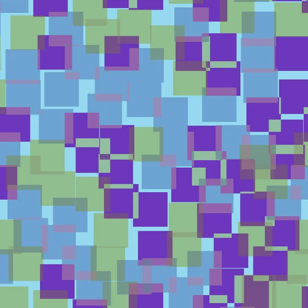 Padrão de quadrados abstratos Fundo geométrico azul claro Quadrados aleatórios de tirar o fôlego Geométrico —  Vetores de Stock
