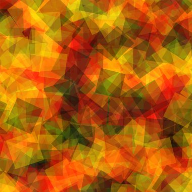 Soyut desen turuncu geometrik arka plana zarif rasgele kareler geometrik kaotik kareler