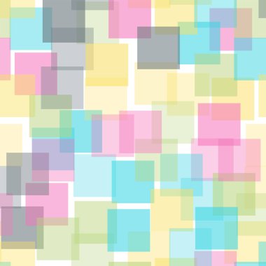 Kareler desen beyaz geometrik arka plan meraklı rasgele kareler kaotik geometrik soyut