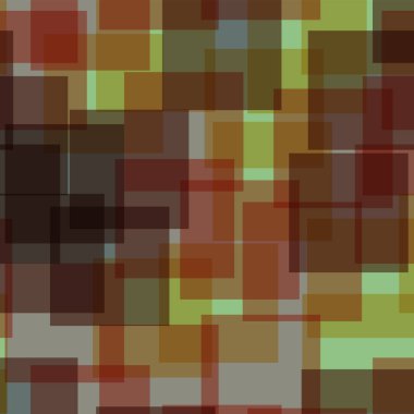 Soyut kareler mavi geometrik renkli şık rasgele kareler geometrik kaotik dekor desen