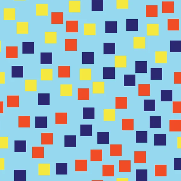 Αφηρημένη πλατείες μοτίβο ανοιχτό μπλε φόντο γεωμετρικά τετράγωνα μεγαλοπρεπή τυχαία γεωμετρική — Διανυσματικό Αρχείο